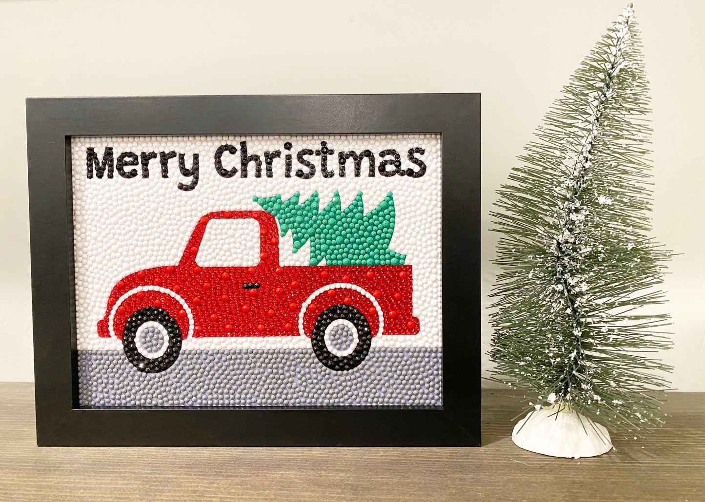 Christmas Tree Truck Diamond Painting Kit