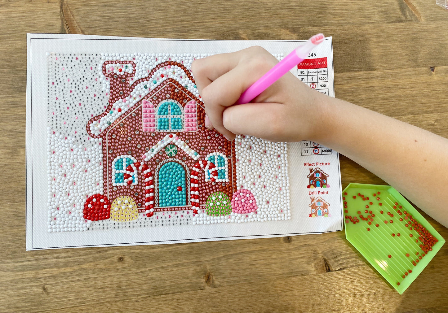 Gingerbread House Diamond Painting Kit