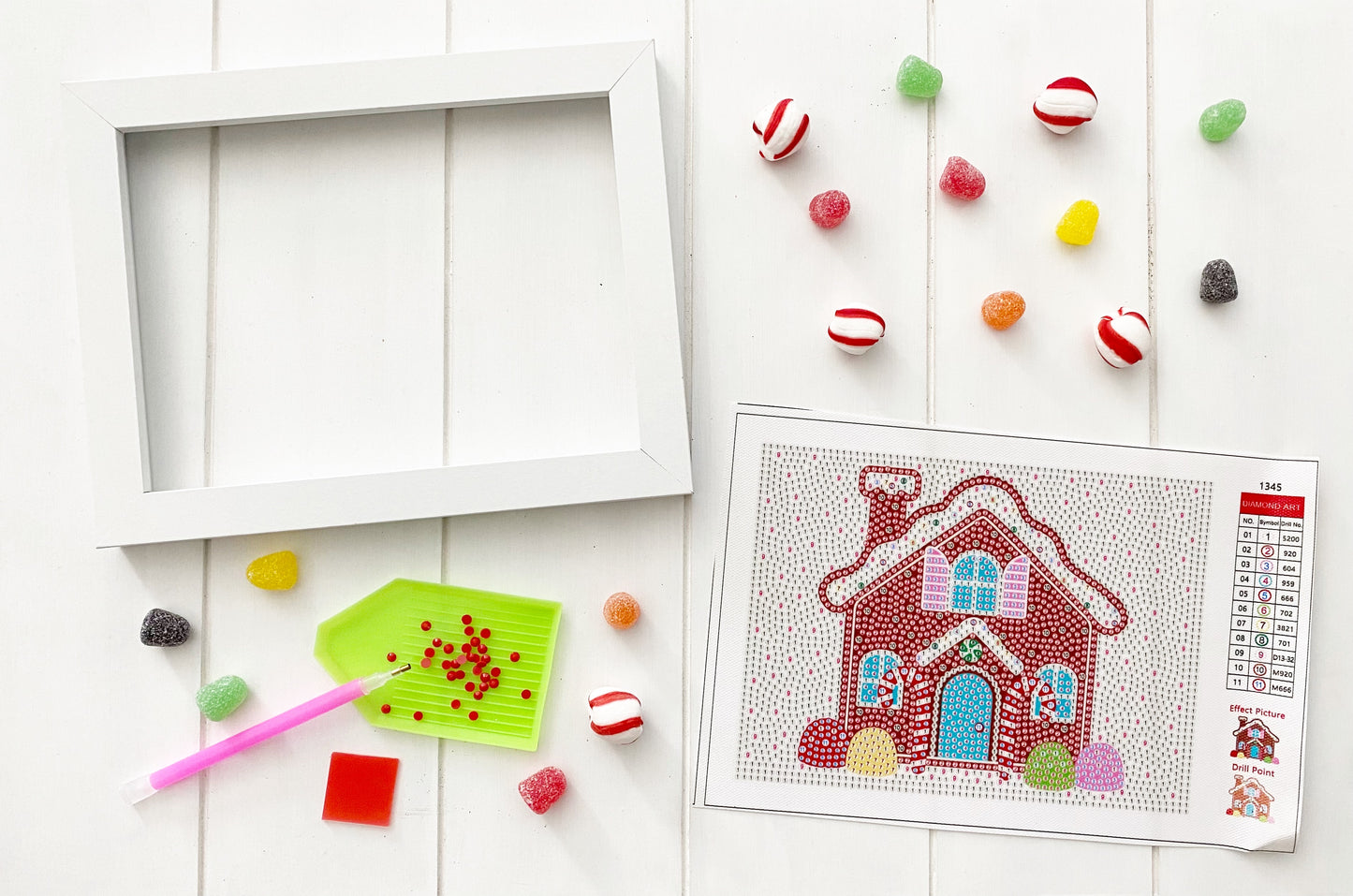 Gingerbread House Diamond Painting Kit