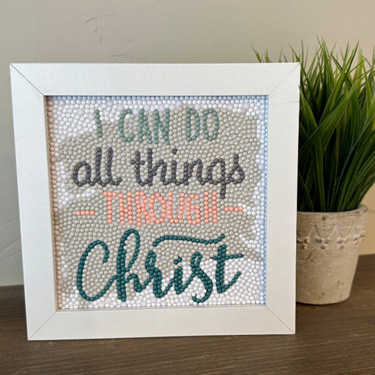 All Things through Christ Diamond Painting Kit