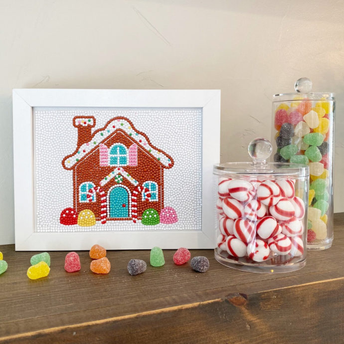 Gingerbread House Diamond Painting Kit