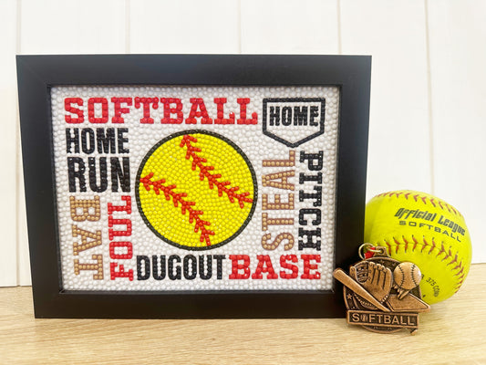 Softball Diamond Painting Kit